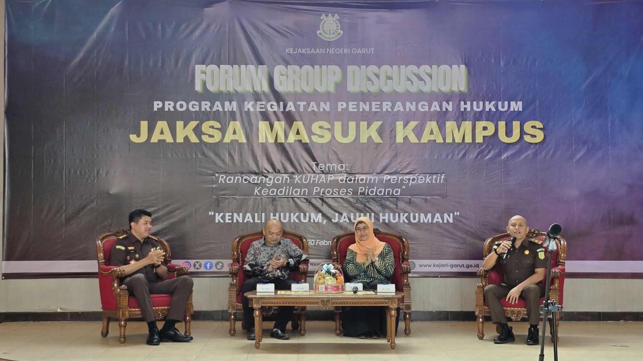 FGD: Jaksa Masuk Kampus, Rancangan KUHP dalam Perspektif Keadilan Proses Pidana